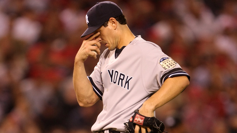 A picture of Carl Pavano from 2008, when he made seven starts for $11 million (Steven Dunn/Getty)